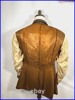 WW2 US ARMY GENERAL STAFF OFFICER CHOCOLATE TUNIC With CHQ PATCHE 1940 NAMED