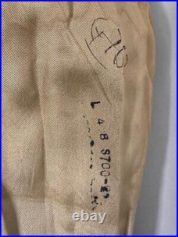 WW2 US ARMY GENERAL STAFF OFFICER CHOCOLATE TUNIC With CHQ PATCHE 1940 NAMED