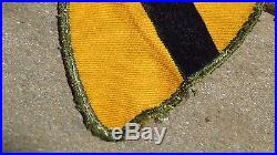 WW2 US ARMY MILITARY 1st CAVALRY DIVISION TWILL PATCH SSI VARIATION CUT EDGE