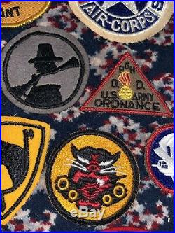 WW2 US ARMY Military Airborne Paratrooper Large Patch Grouping Lot