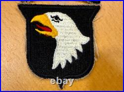 WW2 US Army 101st Airborne Division Patch Whiteback Type 14