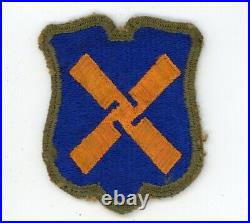 WW2 US Army 12th Corps OD Border & Greenback patch #4