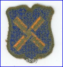 WW2 US Army 12th Corps OD Border & Greenback patch #4