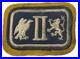 WW2 US Army 2nd Corps Yellow Wool Felt Border Patch