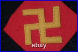 WW2 US Army 45th Infantry Division SSI Shoulder Patch Pre-War Wool 1st Design VG