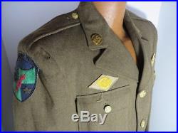 WW2 US Army 5307th Composite Unit Merrills Marauders uniform with Bullion Patch