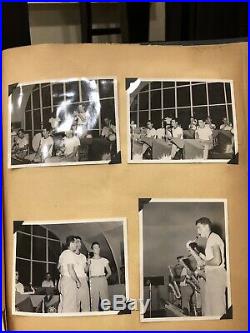 WW2 US Army 558th Air Force Band Scrap Book, Pianist Andrew berggreen, Saipan