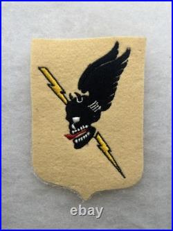 WW2 US Army 802nd Tank Destroyer Battalion Patch Felt Original Rare AA602