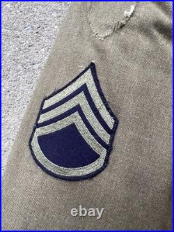 WW2 US Army 9th Infantry Division Ike Jacket Italian Made Bullion Patch BB293