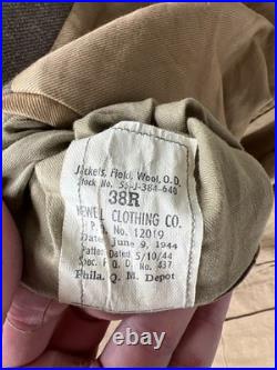 WW2 US Army 9th Infantry Division Ike Jacket Italian Made Bullion Patch BB293