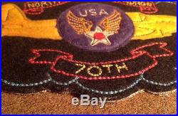 WW2 US Army Air Corp USAAF 70th Ferrying Squadron N Atlantic Flight Jacket Patch