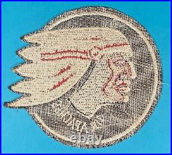 WW2, US Army Air Corps 345th Bomb Group Air Apaches Patch, FE, Exc. Cond