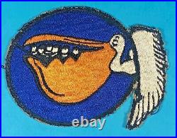WW2, US Army Air Corps 9th Troop Carrier Squadron Patch, FE, Exc. Cond