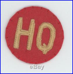 WW2 US Army Air Corps Head Quarters patch HQ (cap patch)