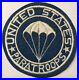 WW2 US Army Blue Wool Paratroops Px 4 Inch Patch Airborne XB