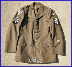 WW2 US Army CBI 4-Pocket Uniform Jacket with China Combat Training Command Patch