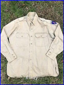 WW2 US Army ETO SHAEF Germany Occupation Officer Bullion SSI Patch Jacket Shirt