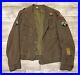 WW2 US Army Ike Wool Field Coat Mens With Patches Size 36 L WWII 40s Vintage