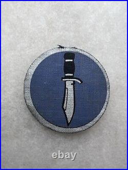 WW2 US Army Kiska Task Force Patch Raincoat Material V494