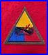 WW2 US Army Military Armored Division Woolie Shoulder Patch Insignia Beautiful