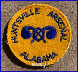 WW2 US Army Military Huntsville Arsenal Ordnance Depot Shoulder Patch Insignia