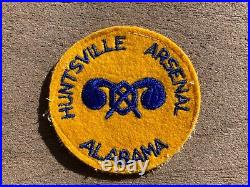 WW2 US Army Military Huntsville Arsenal Ordnance Depot Shoulder Patch Insignia