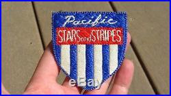 WW2 US Army Military Pacific Stars Stripes War Correspondent Japanese Made Silk