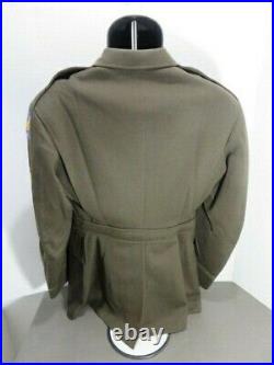 WW2 US Army Officers Uniform Jacket Nice Named with a Great Felt AAF Patch