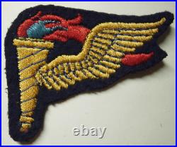WW2 US Army Pathfinder Patch Blue Wool Type Off Uniform XB