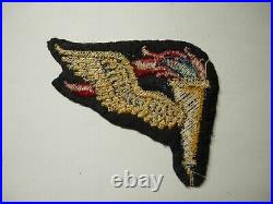 WW2 US Army Pathfinder Patch Blue Wool Type Off Uniform XB