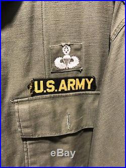 WW2 US Army Shirt with 82nd Airborne And Other Patches