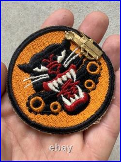 WW2 US Army Tank Destroyer Patch / Pin / & Distinctive Unit Insignia Very Fine