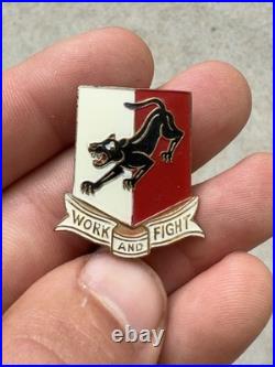 WW2 US Army Tank Destroyer Patch / Pin / & Distinctive Unit Insignia Very Fine