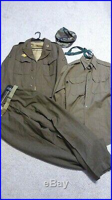 WW2 US Army Tank Destroyer Uniform Set With 5 Patches