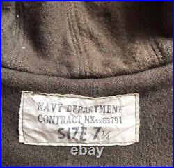 WW2 US Army Vintage Rare Deck Cap 1940's America FedEx Period Thing