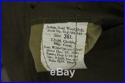 WW2 US Army Wool Eisenhower Ike Jacket World War Two Honorable Discharge Patch