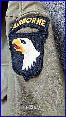 WW2 U. S Army M43 Jacket (Airborne patch)