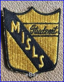 WW2 Us Army MISLS Student Patch