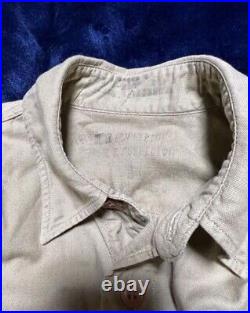 WW2 Vintage Rare USMC Marine Corps khaki officer shirt US Army FedEx