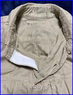 WW2 Vintage Rare USMC Marine Corps khaki officer shirt US Army FedEx