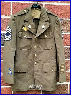 WW2 WWII 7th US Air Force Army Pacific Patch Wool Dress Uniform
