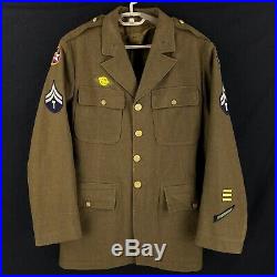 WW2 WWII 7th US Air Force Army Pacific Technician Patch Wool Dress Uniform 36R