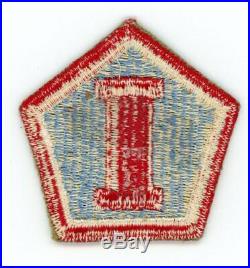 WW2 WWII US 1st Army group RED VARIATION RARE patch SSI