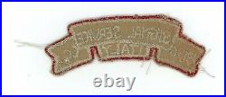 WW2 WWII US Army 3196th Signal Service Company scroll tab very rare Served Italy