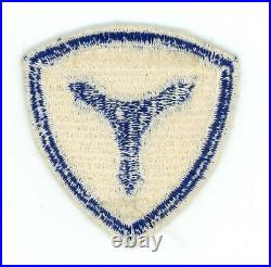 WW2 WWII US Army 3rd Service Command patch SSI (white border variation) RARE