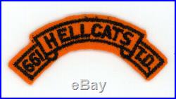 WW2 WWII US Army 661st Tank Destroyer Hellcats tab on wool