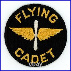 WW2 WWII US Army Air Corps Flying Cadet patch SSI on twill