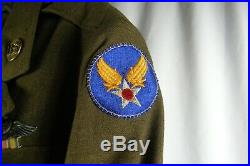 WW2 WWII US Army Air Force USAAF Service Jacket Size Sterling Wings Patches