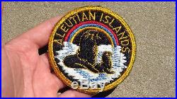 WW2 WWII US Army Aleutian Islands Alaska command patch Fully Embroidered SSI