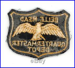 WW2 WWII US Army Belle Mead Quartermaster Depot patch SSI